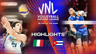 🇮🇹 ITA vs. 🇨🇺 CUB - Highlights Week 1 | Men's VNL 2023