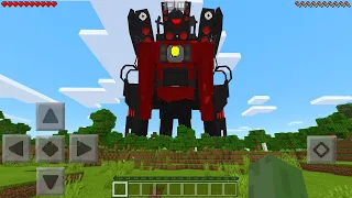 I Found SKIBIDI TITAN SPEAKERMAN in Minecraft Pocket Edition...