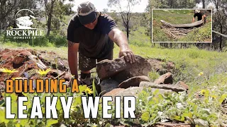 Building a leaky weir start to finish in one day | Slow the water and rehydrate the land