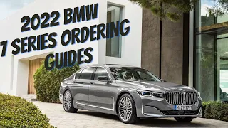 2022 BMW 7 series ordering guides for Canada