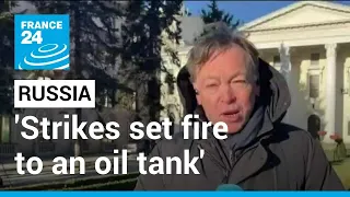 Russian airbases attacked: Kursk governor says strikes set fire to an oil tank • FRANCE 24 English