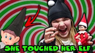 Mean Elf Is Controlling Her! She Touched The Elf On The Shelf! Will The Elf Save Her (SKIT)