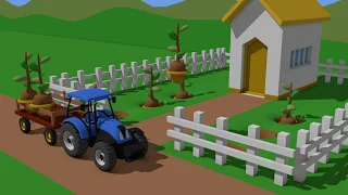Tractor For Kids - Formation and Uses | Tractors and other fairy tales - Cartoon For Kids