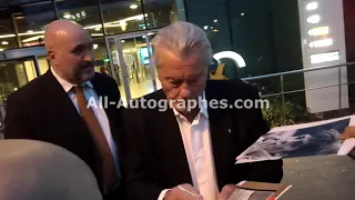 Alain Delon signing autographs in Paris, april 2019