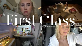 FIRST CLASS | Emirates London to Dubai to Sydney