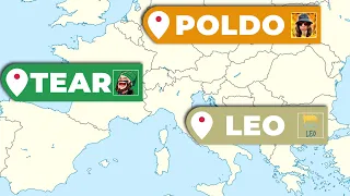 Sono stato Sfidato su Geoguessr da @leo e @poldo