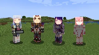 Genshin Impact Characters in Minecraft be like | Part 3