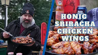 HONIG SRIRACHA CHICKEN WINGS - saftig, feurig & süß!