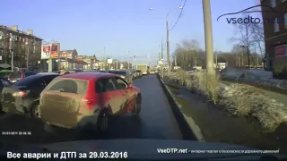 Дорожные войны - все аварии и ДТП за 29.03.2016