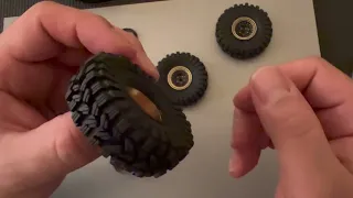 Traxxas TRX4m how to mount beadlock wheels tires what brass to get weight distribution