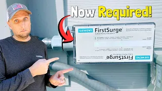 Why Whole Home Surge Protectors Are Now Required and How To Install One!  Siemens FS140