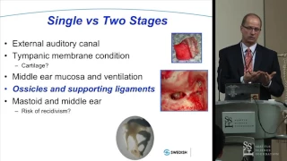 Approach to Planning for Chronic Otitis Media and Cholesteatoma - Douglas Backous, MD, FACS