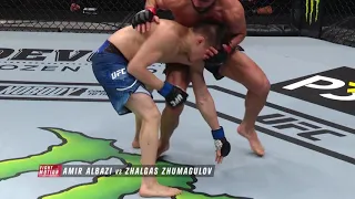 UFC 257 замедление съёмка