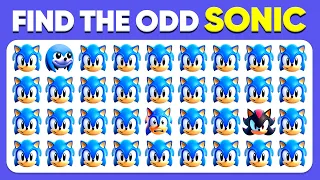 Find The ODD One Out | Sonic Edition | Emoji Quiz | Sonic The Hedgehog Quiz