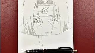 Anime drawing | how to draw itachi uchiha step-by-step