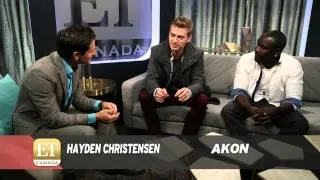 Akon And Hayden Christensen Interview About New Film "American Heist" @ TIFF 14