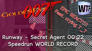 [00:22] Goldeneye 007: Runway - Secret Agent (FIRST GE WORLD RECORD) [Speedrun - N64 - NTSC-J]