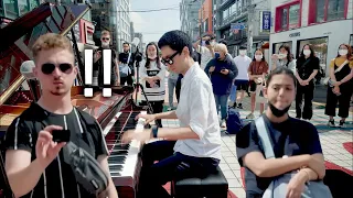 American Visitors Are Stunned When An Asian Piano Boy Starts Playing Interstellar So Fast