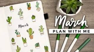 PLAN WITH ME | March 2018 Bullet Journal Setup