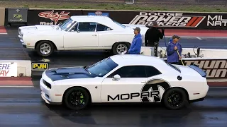 New vs Old School Muscle Cars Drag Racing