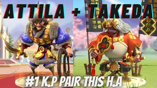 Atilla + Takeda : My Highest K.P Pairs this KvK!!!