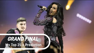 Eurovision 2022 | Grand Final: My Top 25 + Prediction