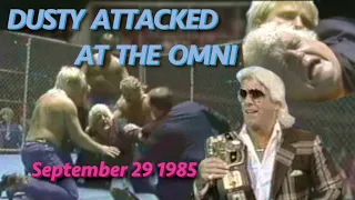 Dusty Attacked at the Omni (NWA, 9/29/85) W/ Commercials