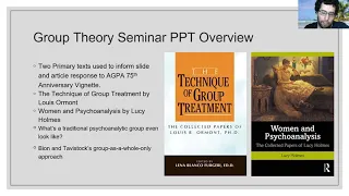 Modern Analytic Group Therapy: Group Theory Seminar Week 3