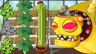 New Map Plants vs Zombies Hack | Imitater Threepeater Threepeater Cactus Vs Dr.Zomboss