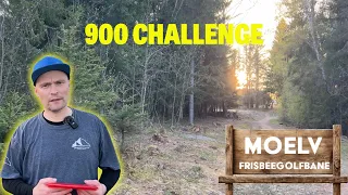 Discgolf på Moelv Frisbeegolfbane i Moelv. Klarer vi 900 challenge?