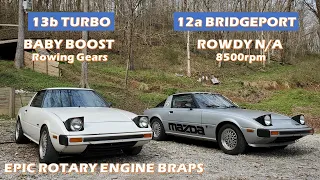 12a Rotary Race Engine VS Stock Turbo Rotary 13b - Which one is faster?