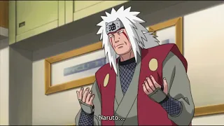 Minato asks Jiraiya to name his son