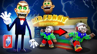 Escape Mr. Funny's Toy Shop in ROBLOX!  a Huggy Wuggy Goosebumps Ripoff but it's AMAZING!! (FGTeeV)