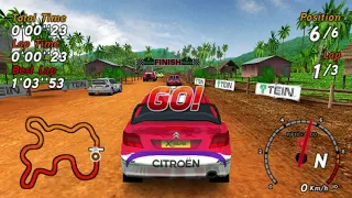 SEGA Rally Revo Professional with Hatchback PSP Gameplay PPSSPP