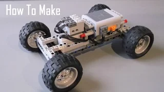 How To Make a Basic Lego Technic RC Chassis - Fast