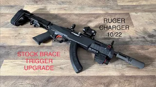 Ruger Charger 10/22 Upgrades #bingbangboom BX Trigger SB Tactical SB22 and SPDW Brace