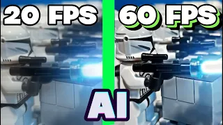 LEGO Star Wars Stop-Motion: 20 FPS VS 60 FPS (Ultra-Smooth AI)