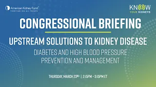 Upstream Solutions to Kidney Disease: Diabetes and High Blood Pressure Prevention & Management | AKF