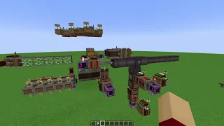 Create big cannons mod autoloading cannon with aim