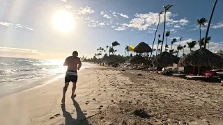 Walking on the beach. Punta Cana, Dominican Republic