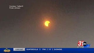 Crowds celebrate solar eclipse in North Alabama