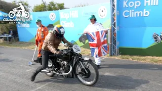 Kop Hill Climb 2023 - motorcycles - pre 1960 - classic motorcycle action