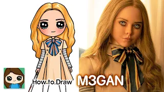 How to Draw M3GAN | AI Doll