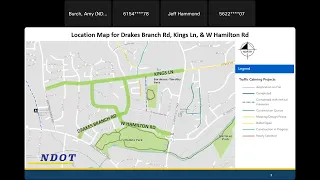 05/16/24 Drakes Branch Road, Kings Lane, and W Hamilton Road Traffic Calming Meeting