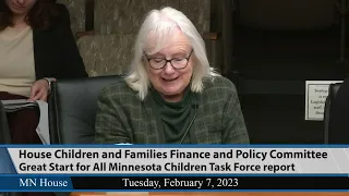 House Children and Families Finance and Policy Committee 2/7/23