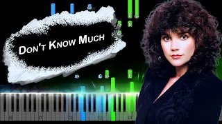 Linda Ronstadt & Aaron Neville - Don't Know Much Piano Tutorial