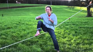 Slackline-Tutorial: Sit-Mount