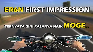 Review ER6N ternyata gini rasanya naik moge pertama kali first impression test ride