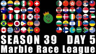Marble Race League Season 39 Day 5 Marble Race in Algodoo / Marble Race King