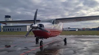 CLOSE Cessna T210J Turbo Centurion | Start Up | Details | Taxiing | Take Off